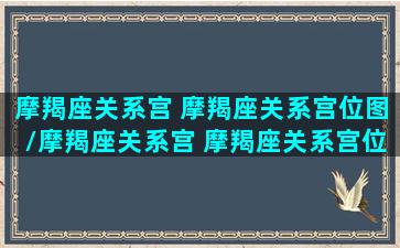 摩羯座关系宫 摩羯座关系宫位图/摩羯座关系宫 摩羯座关系宫位图-我的网站